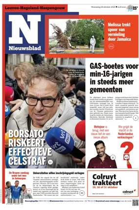 Cover of Het Nieuwsblad