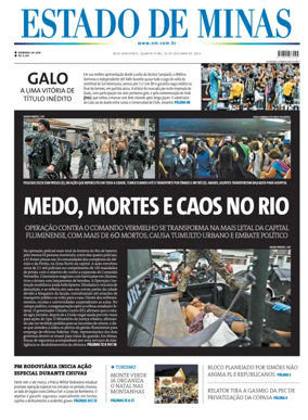 Cover of Estado de Minas (Brazil)