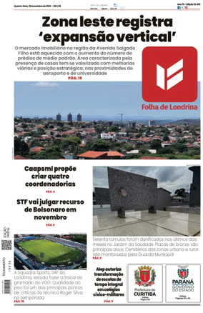 Cover of Folha de Londrina