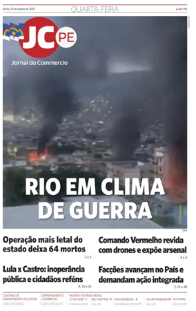 Cover of Jornal do Commercio