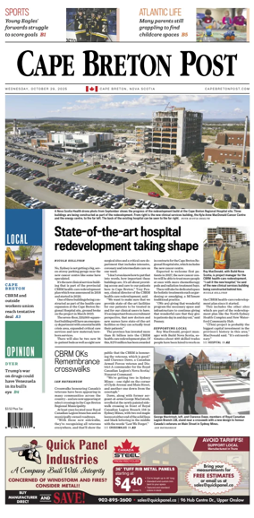 Cover of Cape Breton Post