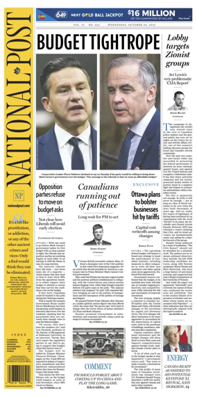Cover of National Post - (Latest Edition)