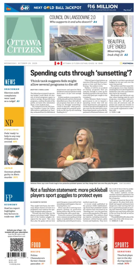 Cover of Ottawa Citizen