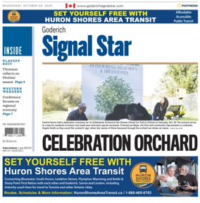 Cover of The Goderich Signal-Star