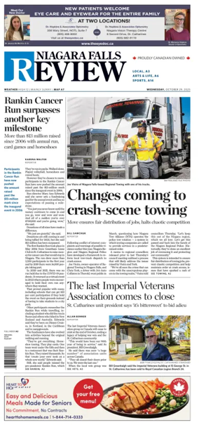 Cover of The Niagara Falls Review