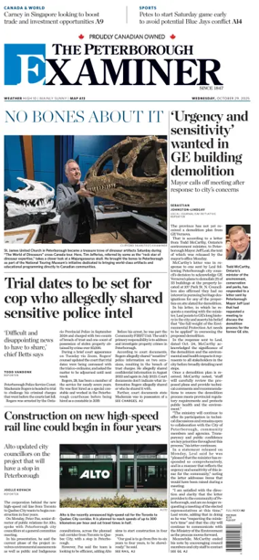 Cover of The Peterborough Examiner