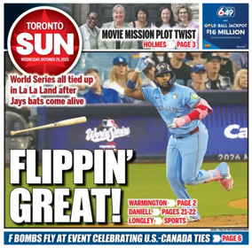 Cover of Toronto Sun