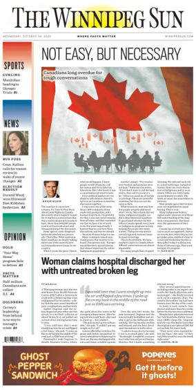 Cover of Winnipeg Sun