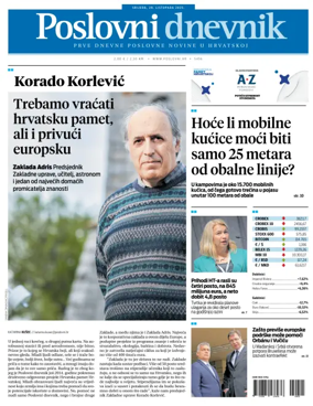 Cover of Poslovni Dnevnik