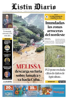Cover of Listin Diario