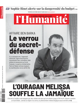 Cover of L'HUMANITE