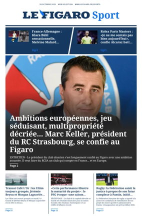 Cover of Le Figaro Sport