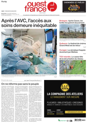 Cover of Ouest France (Auray)