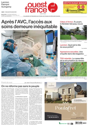 Cover of Ouest France (Lannion)