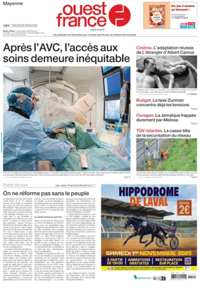 Cover of Ouest France (Laval)