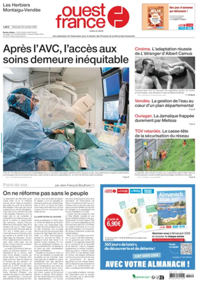 Cover of Ouest France (Les Herbiers / Montaigu)