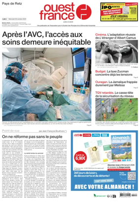 Cover of Ouest France (Pornic / Pays de Retz)
