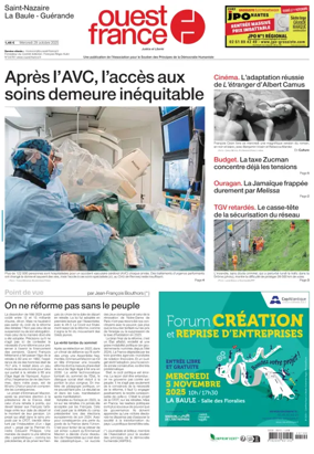 Cover of Ouest France (Saint-Nazaire)