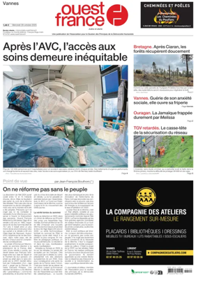 Cover of Ouest France (Vannes)