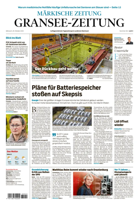 Cover of Gransee-Zeitung
