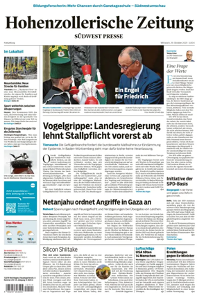 Cover of Hohenzollerische Zeitung