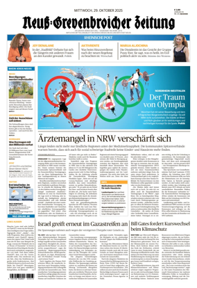 Cover of Neuss-Grevenbroicher Zeitung Neuss
