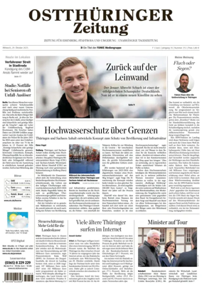 Cover of Ostthüringer Zeitung (Saale-Holzland-Kreis)