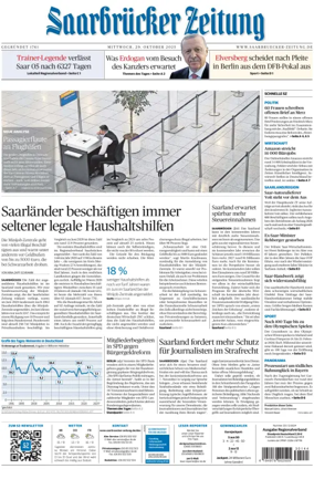 Cover of Saarbruecker Zeitung