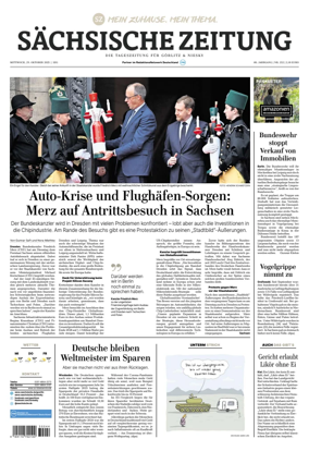 Cover of Sächsische Zeitung  (Görlitz)