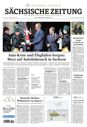 Cover of Sächsische Zeitung (Pirna Sebnitz)