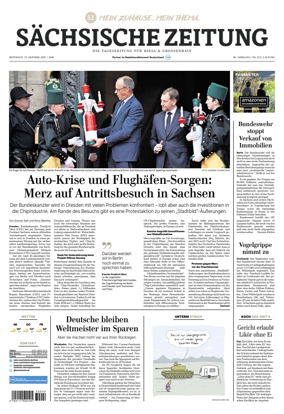 Cover of Sächsische Zeitung (Riesa)