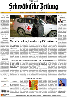 Cover of Schwaebische Zeitung (Tettnang)