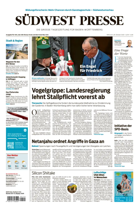 Cover of Südwest Presse (Ulm)