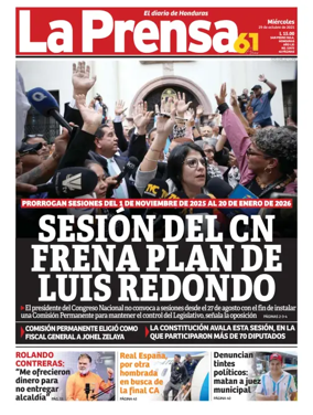 Cover of Diario La Prensa