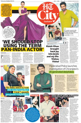 Cover of Hindustan Times (Lucknow) - Live