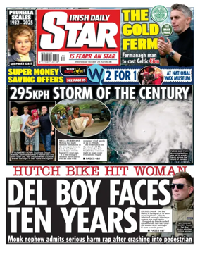 Cover of Irish Daily Star
