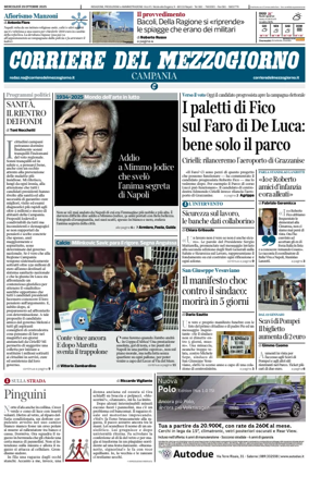 Cover of Corriere del Mezzogiorno (Campania)