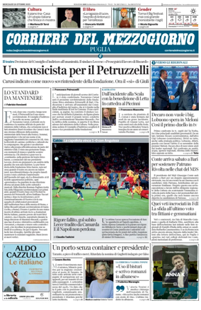 Cover of Corriere del Mezzogiorno (Puglia)