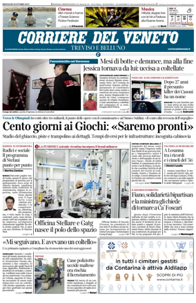 Cover of Corriere del Veneto (Treviso e Belluno)