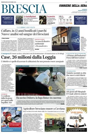 Cover of Corriere della Sera (Brescia)