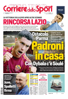 Cover of Corriere dello Sport (Lazio)