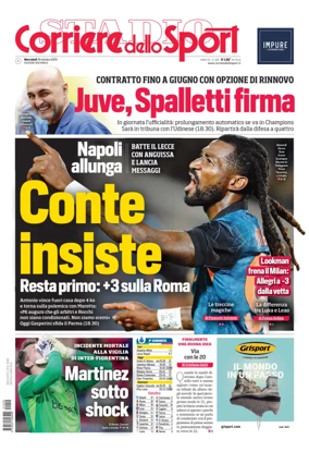 Cover of Corriere dello Sport (Nazionale)
