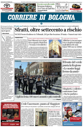 Cover of Corriere di Bologna