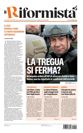Cover of Il Riformista (Italy)