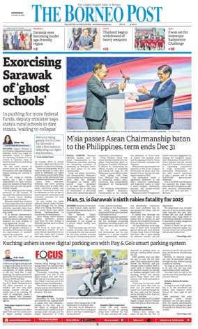 Cover of The Borneo Post