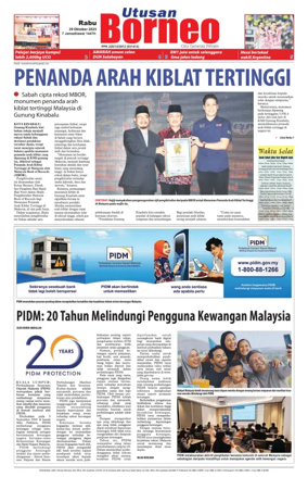 Cover of Utusan Borneo (Sabah)