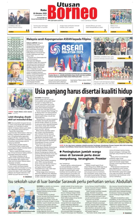 Cover of Utusan Borneo (Sarawak)