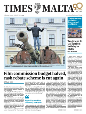Cover of Times of Malta
