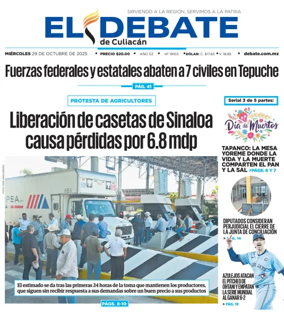 Cover of El Debate de Culiacán