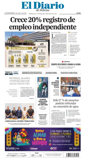 Cover of El Diario de Delicias